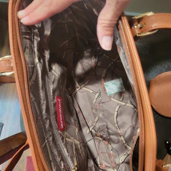 Montana West Brown Tote Bag - Picture 4 of 5